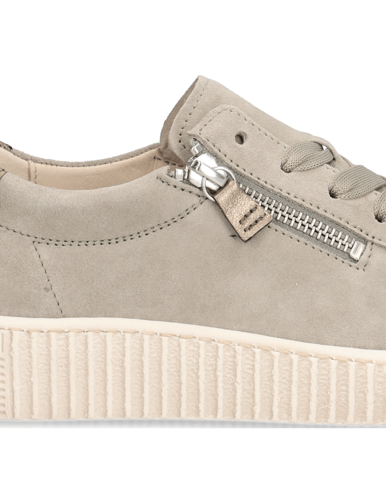 Gabor-Veloursleder-Sneaker-oliv