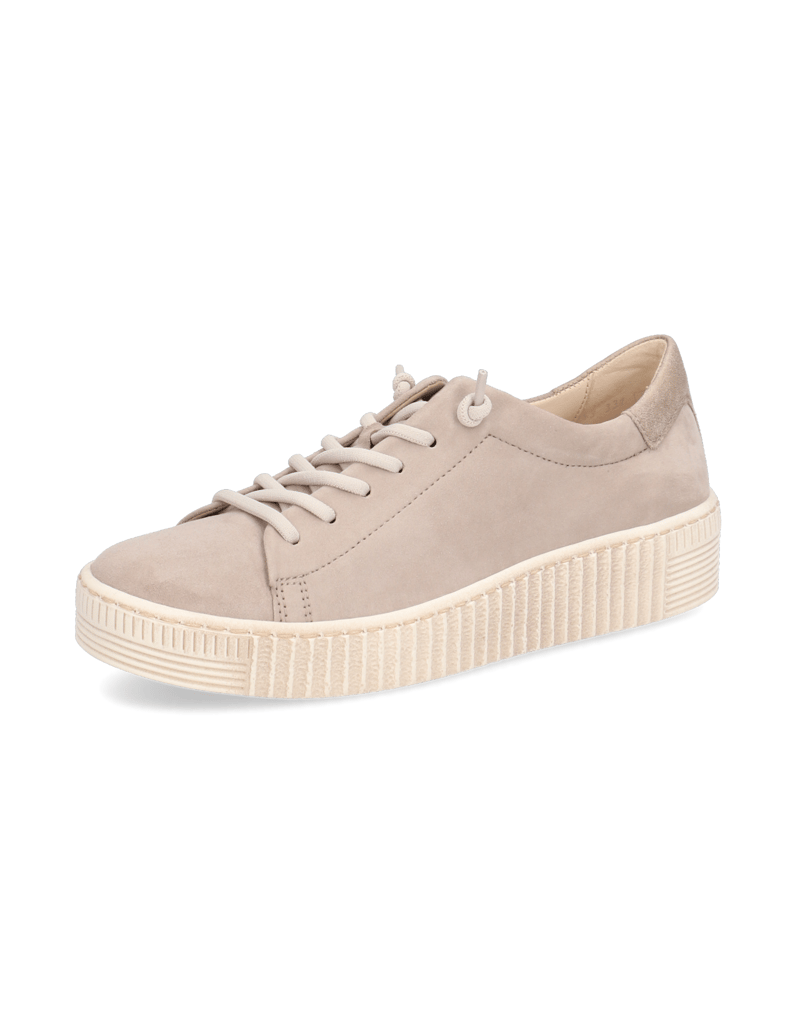 Gabor-Veloursleder-Sneaker-weiss