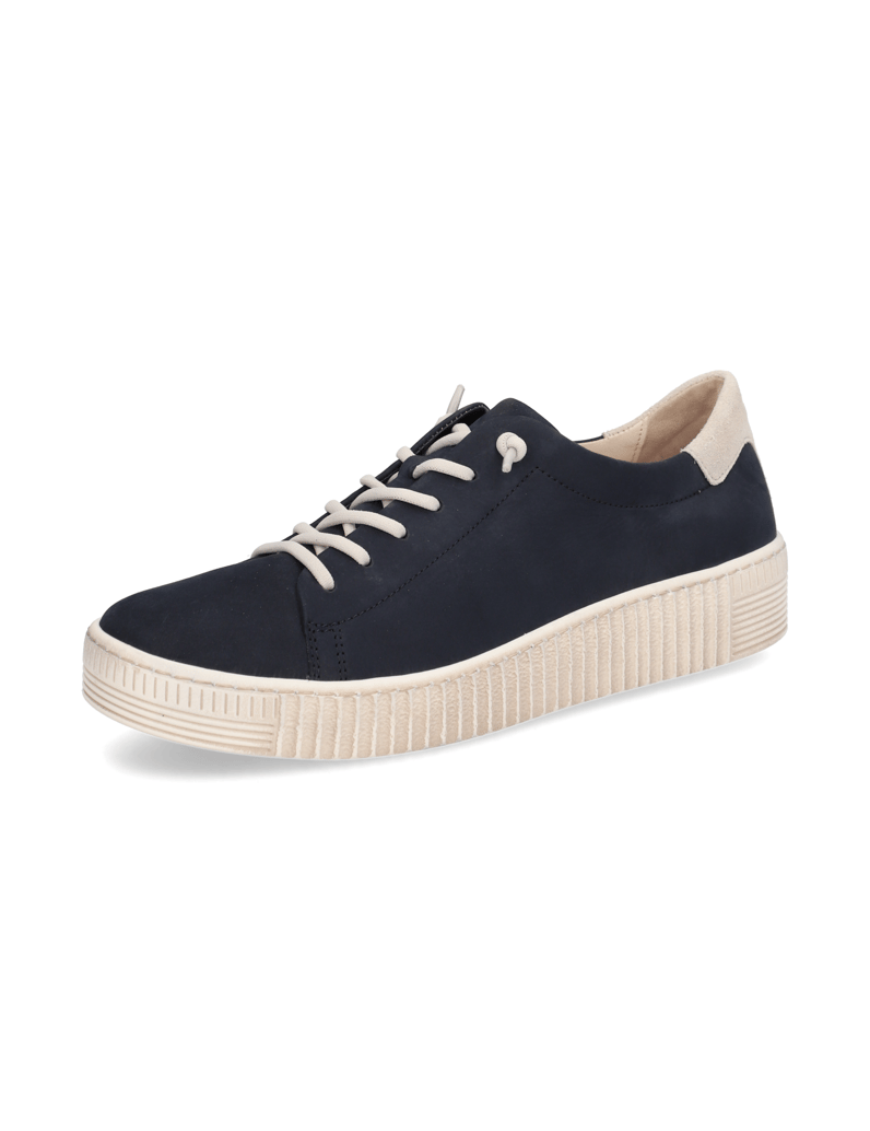 Gabor-Veloursleder-Sneaker-weiss