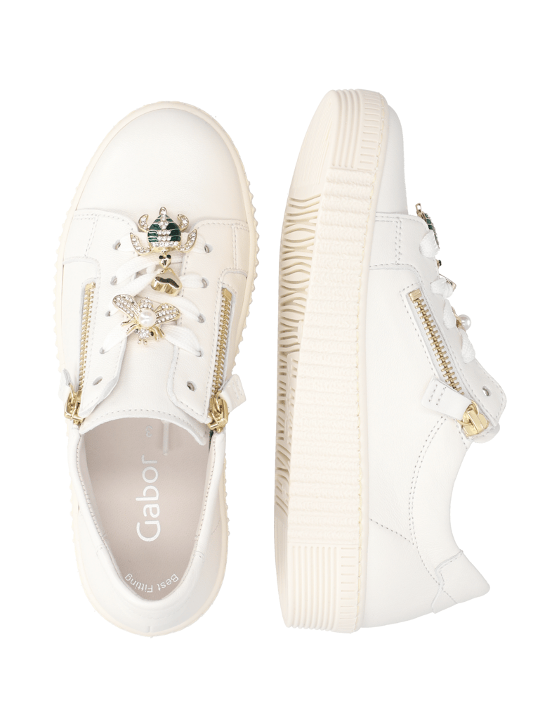 Gabor-Glattleder-Sneaker-weiss