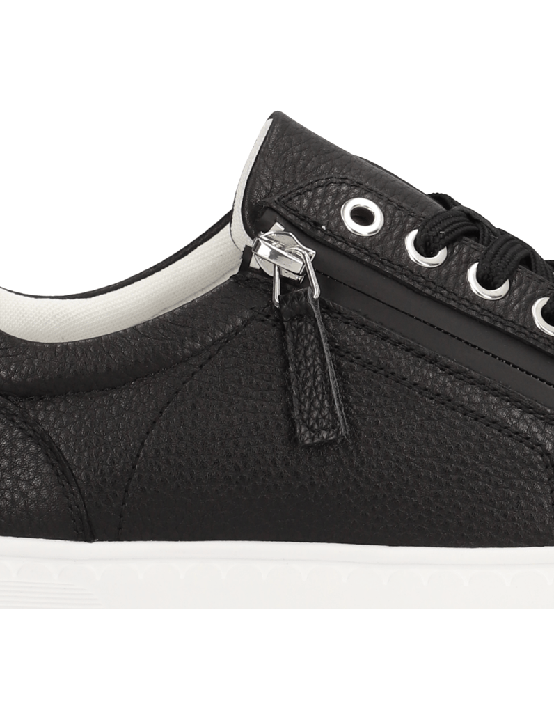 POE-Glattleder-Sneaker-schwarz