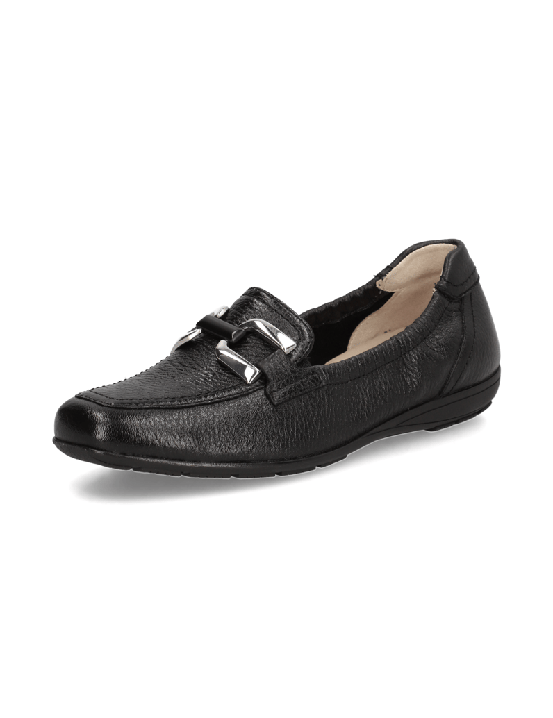 POE-Glattleder-Slipper-schwarz