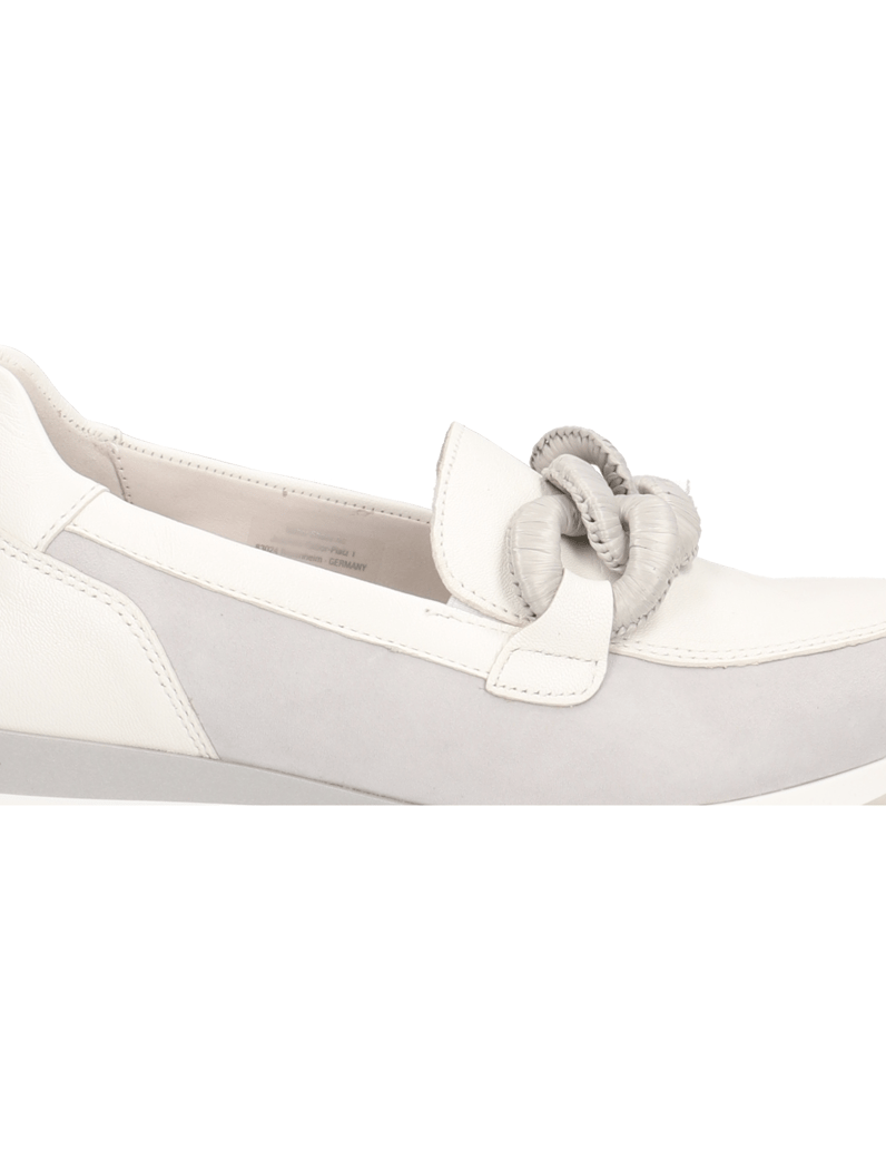 Gabor-Lederkombination-Slipper-grau