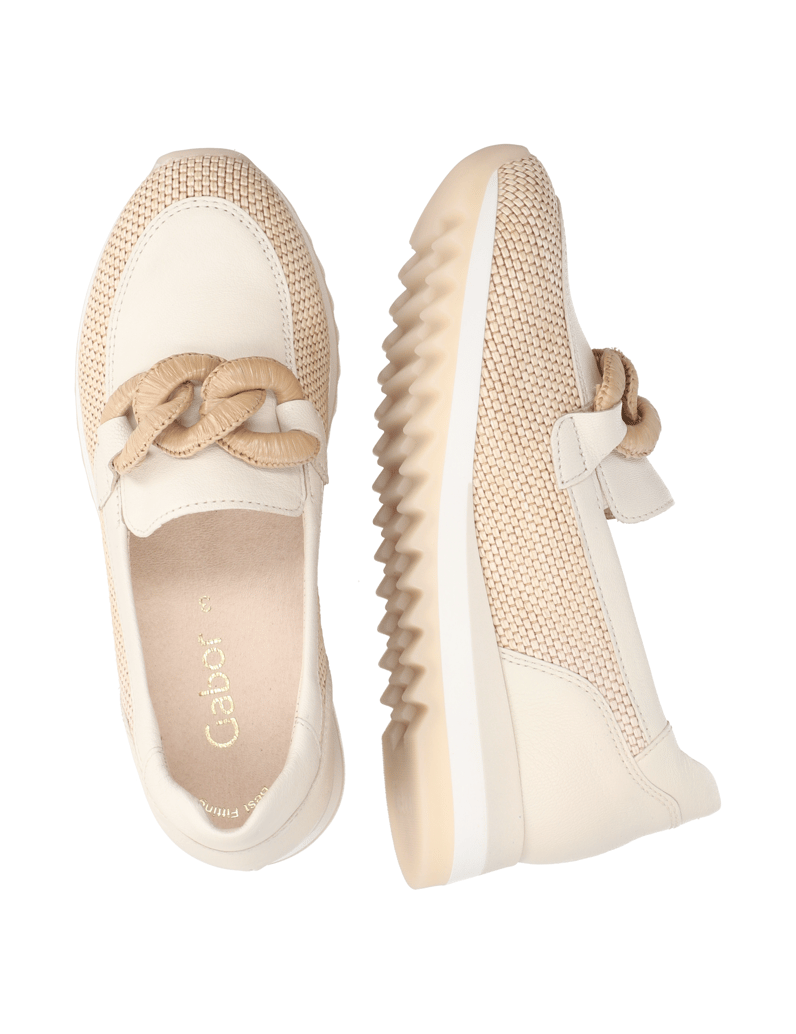 Gabor-Glattleder-Slipper-grau