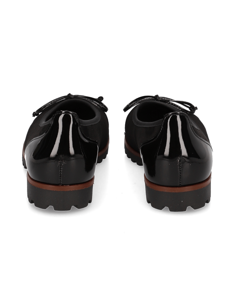 Gabor-Veloursleder-Ballerina-schwarz