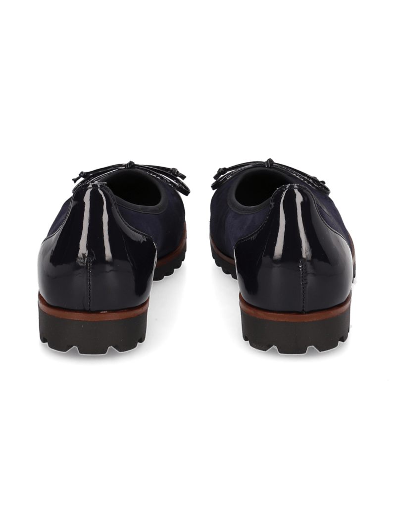 Gabor-Veloursleder-Ballerina-schwarz