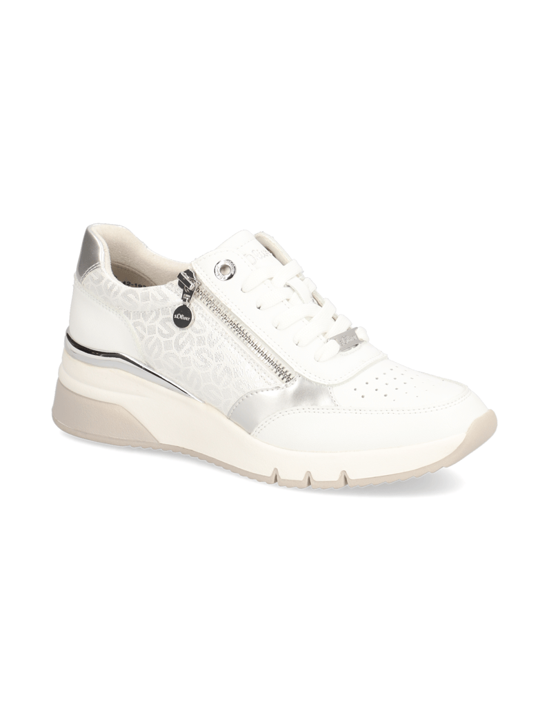 S.Oliver-Sneaker-weiss