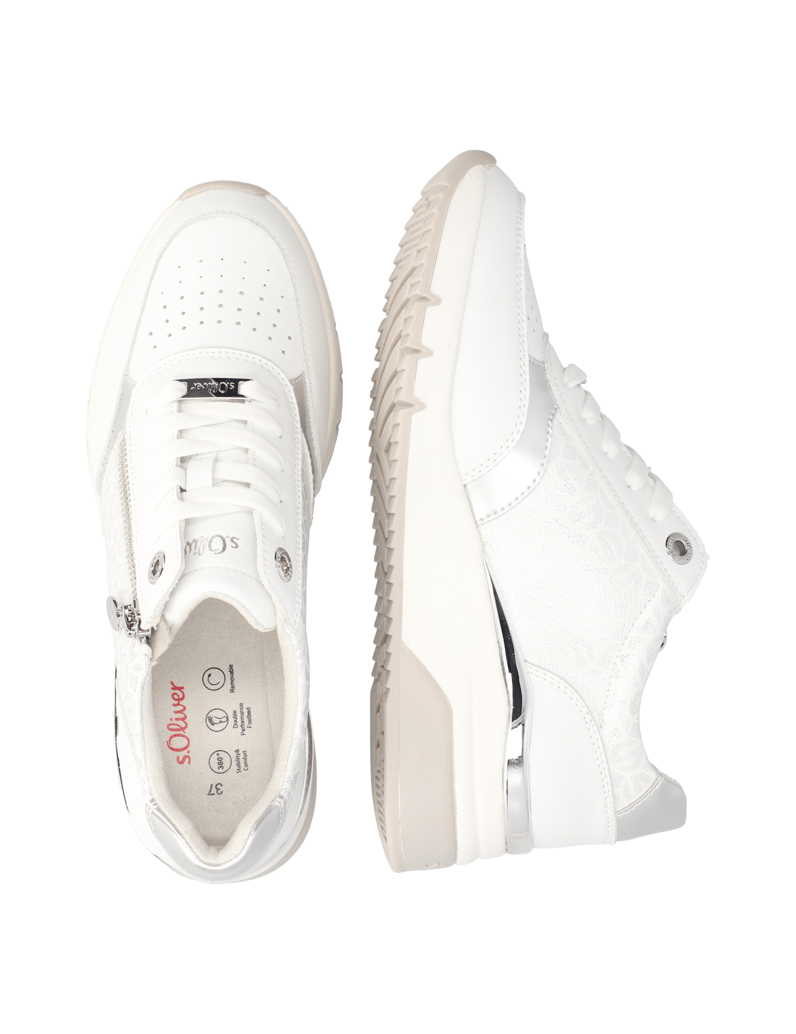 S.Oliver-Sneaker-weiss