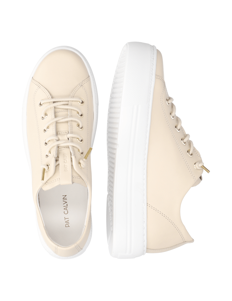 Pat-Calvin-Glattleder-Sneaker-weiss