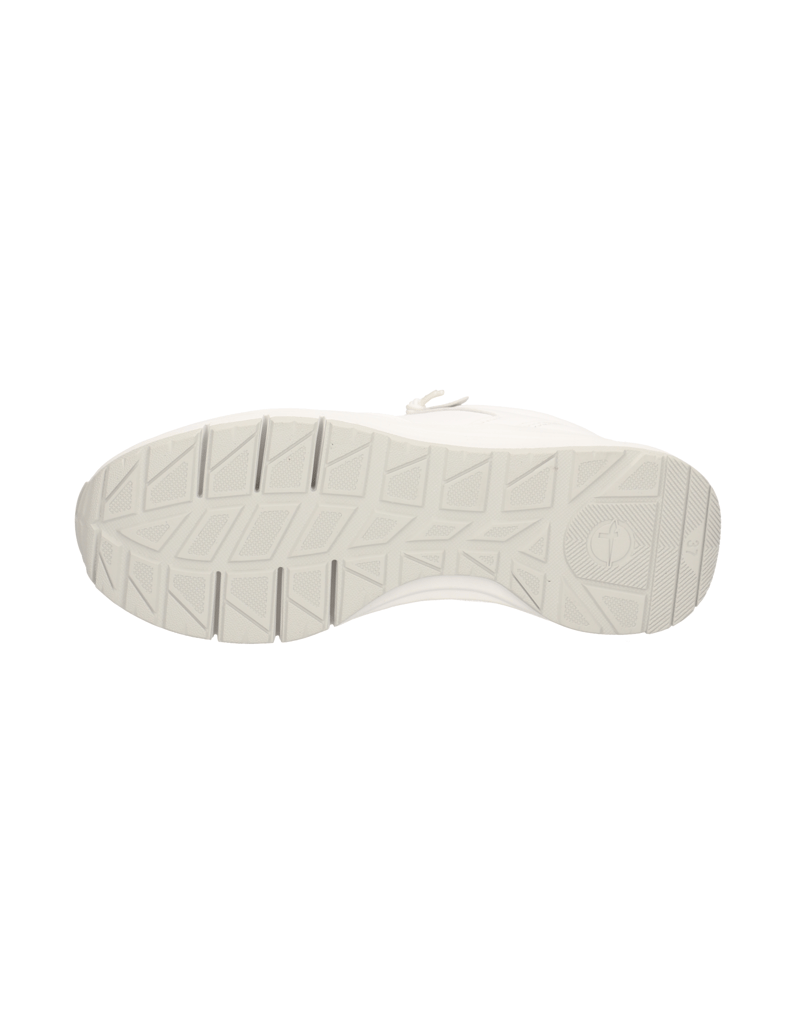 TAMARIS-Glattleder-Sneaker-weiss