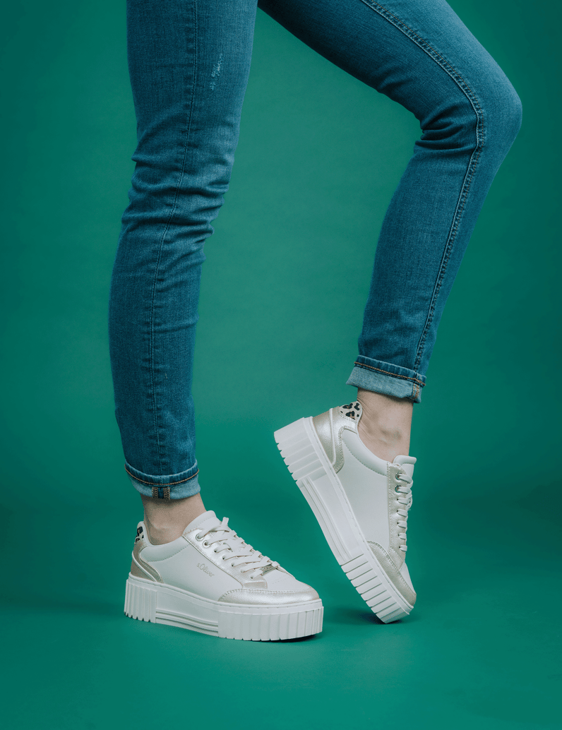 S.Oliver-Sneaker-beige