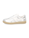 Pat Calvin Glattleder Sneaker silber
