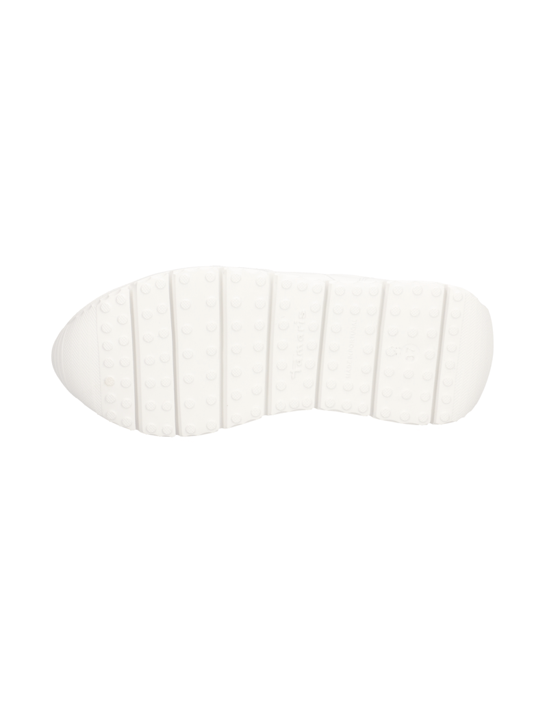 TAMARIS-Glattleder-Sneaker-weiss