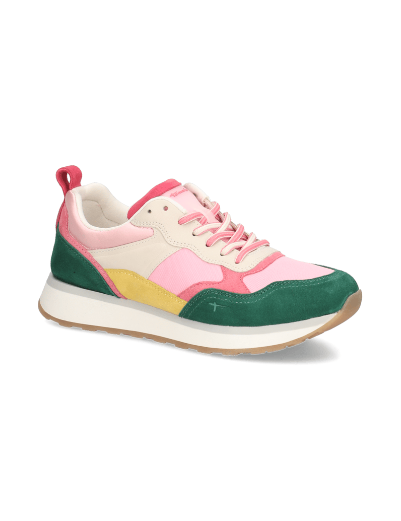 TAMARIS-Lederkombination-Sneaker-multicolor