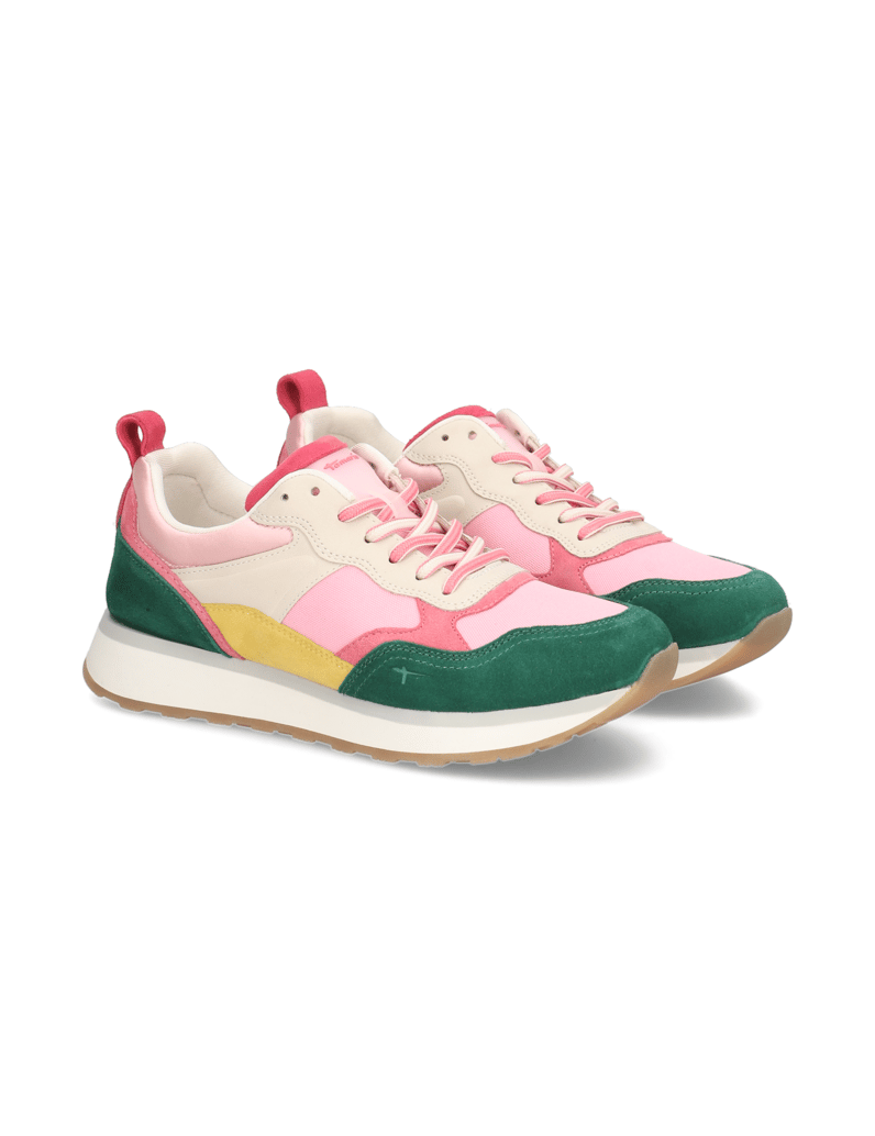 TAMARIS-Lederkombination-Sneaker-multicolor