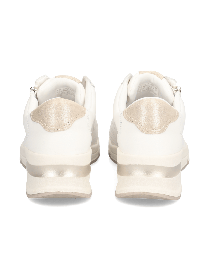 TAMARIS-Glattleder-Sneaker-weiss