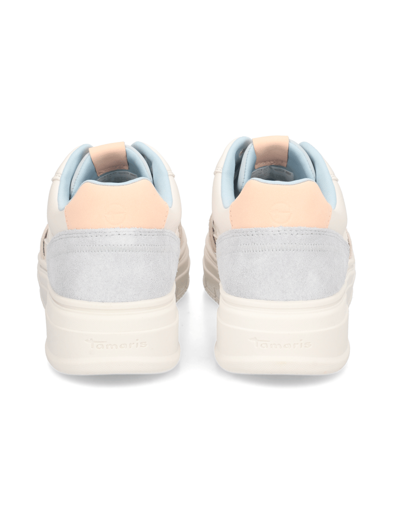 TAMARIS-Lederkombination-Sneaker-weiss