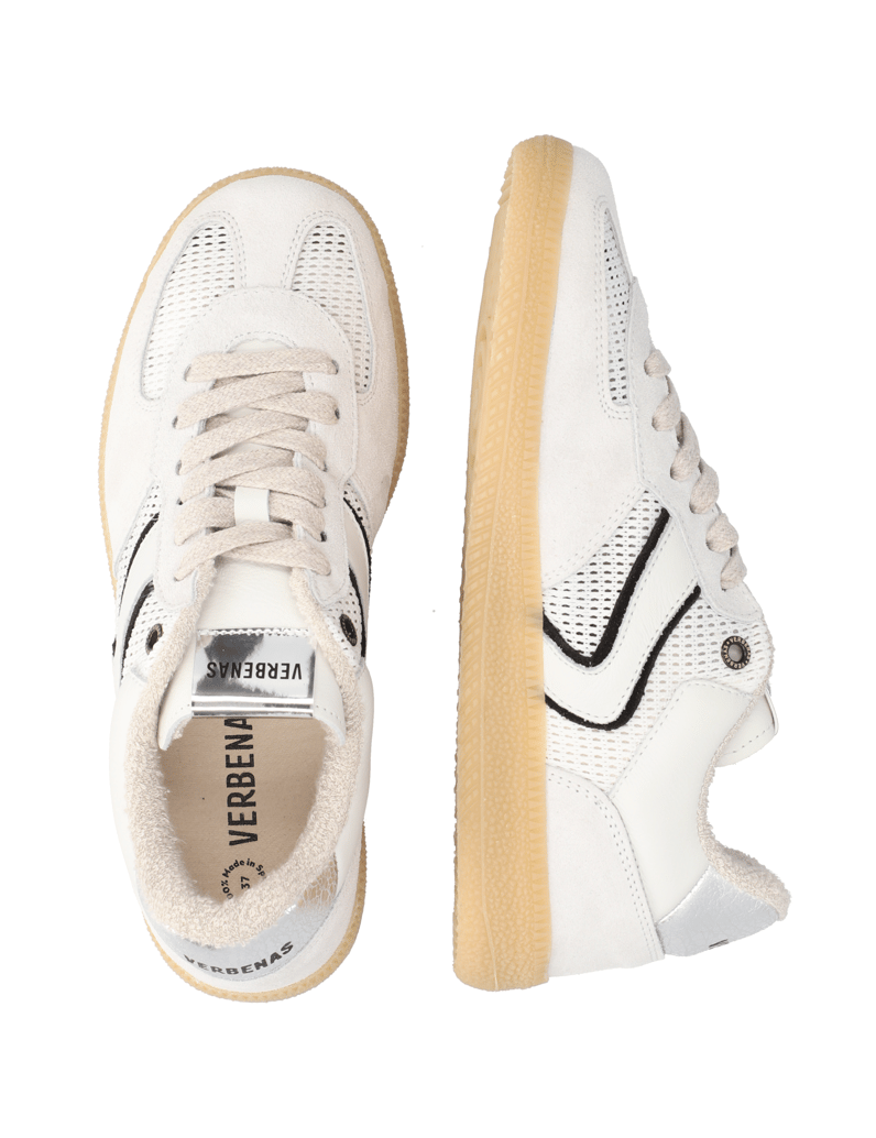 Verbenas-Veloursleder-Sneaker-weiss