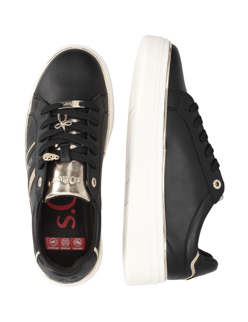 S.Oliver-Sneaker-schwarz