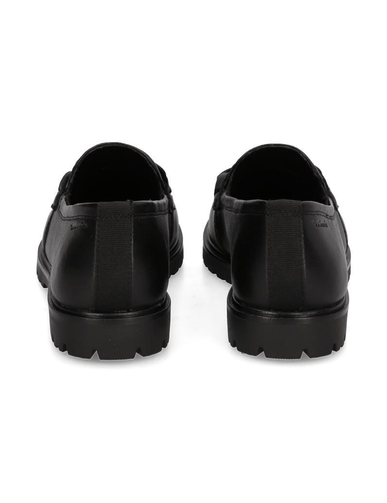TAMARIS-Glattleder-Slipper-schwarz