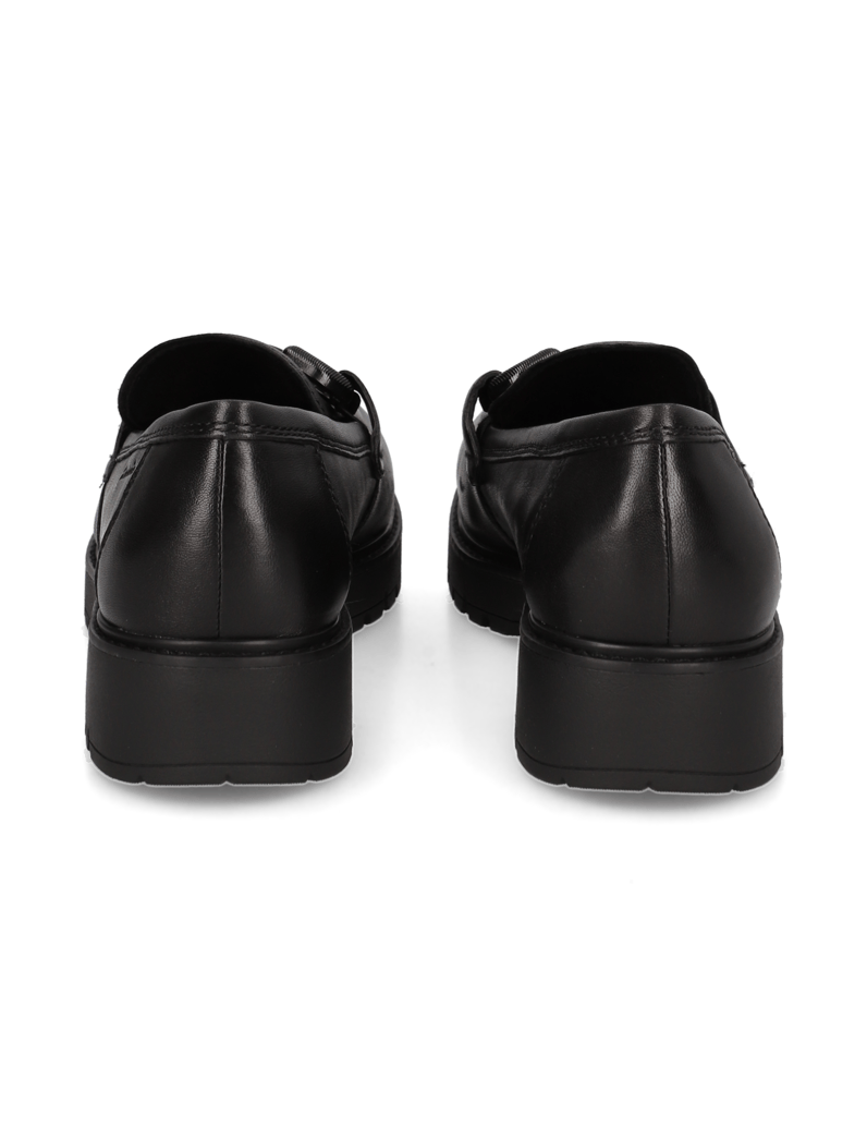 TAMARIS-Glattleder-Slipper-schwarz