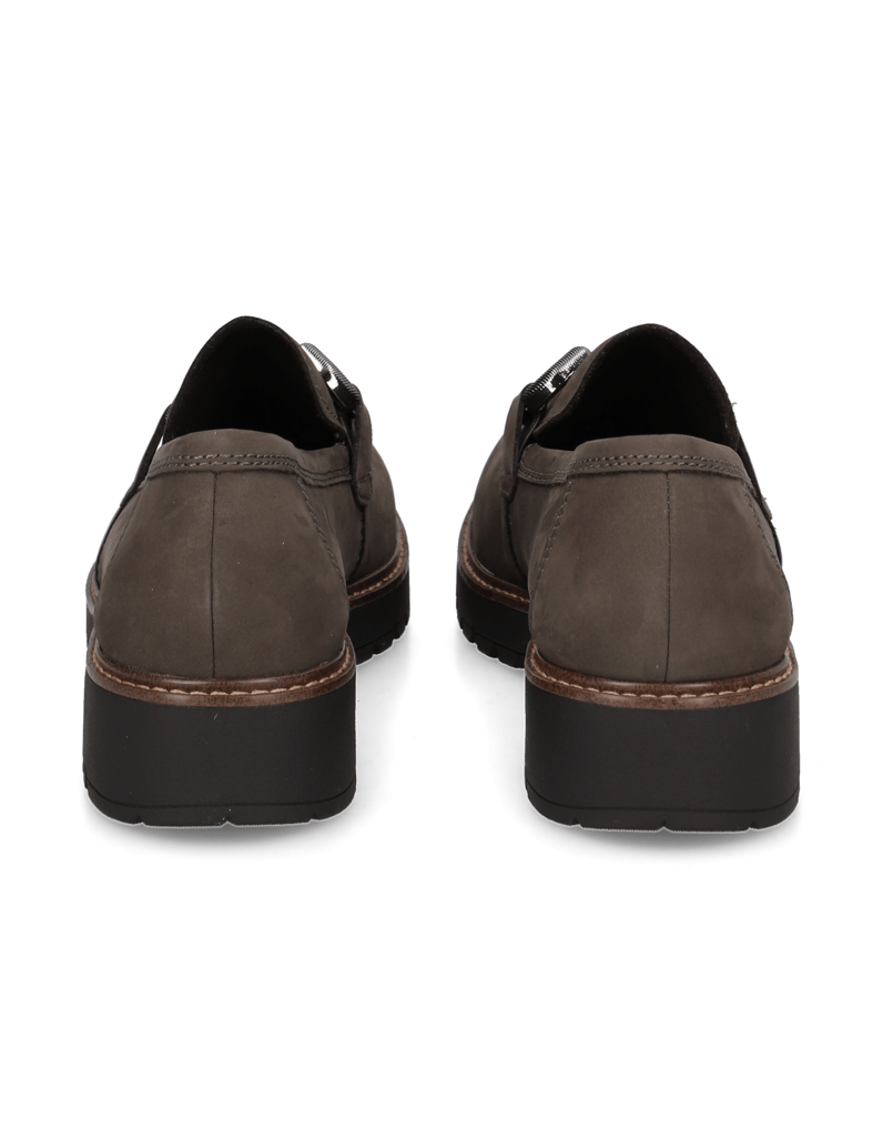 TAMARIS-Veloursleder-Slipper-schwarz