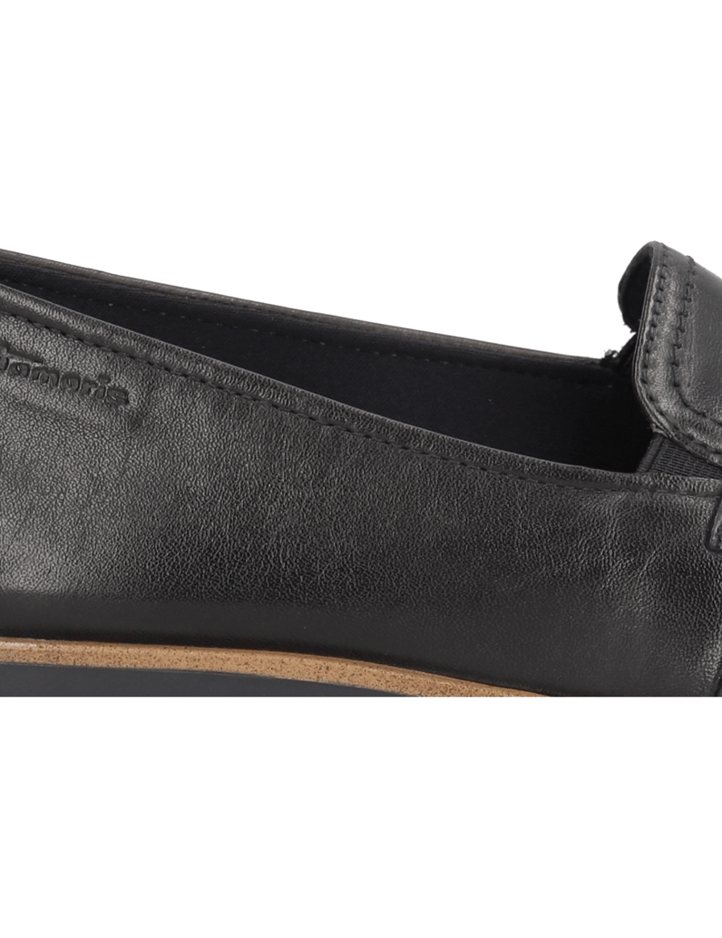 TAMARIS-Glattleder-Slipper-beige