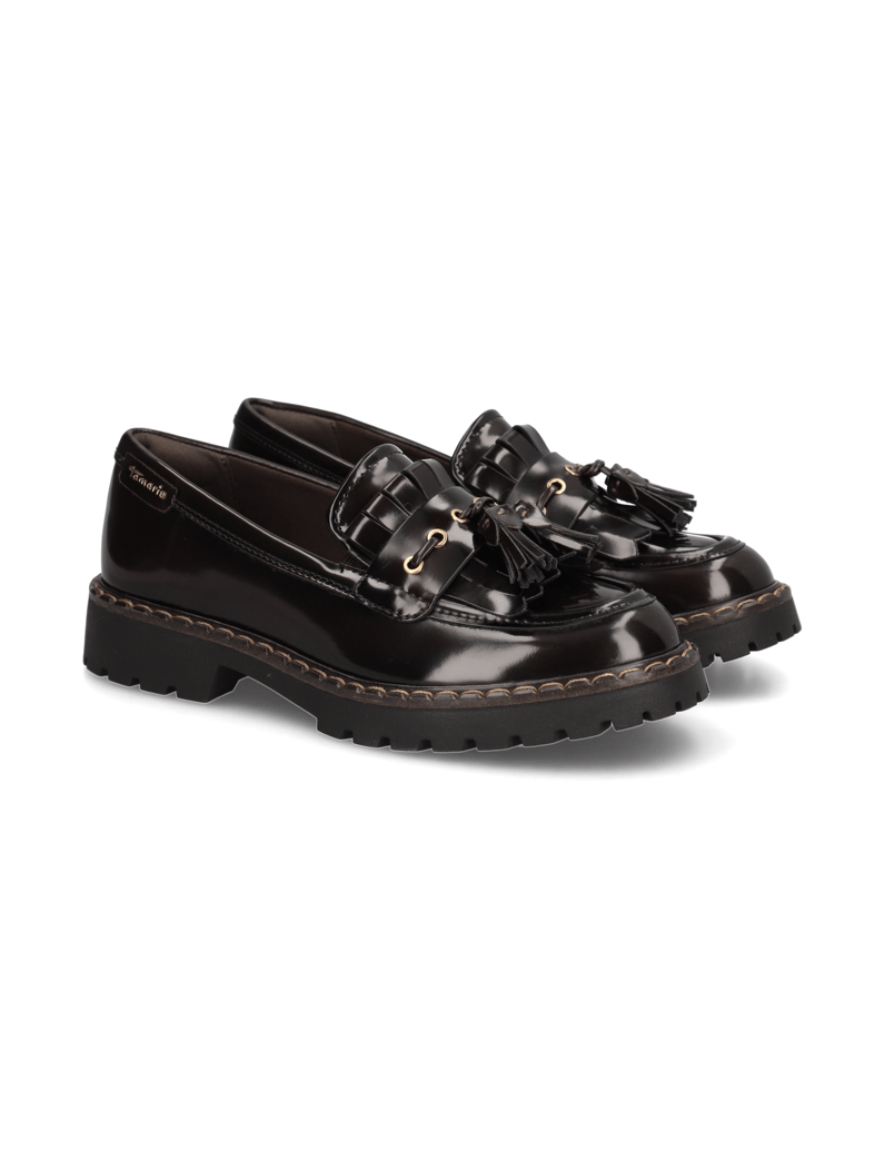 TAMARIS-Slipper-schwarz