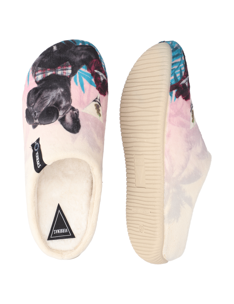 Verbenas-Textil-Pantoffel