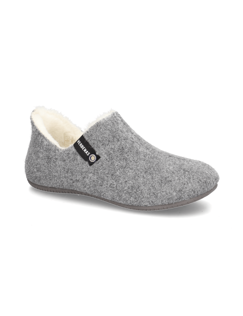 Verbenas-Textil-Pantoffel-grau