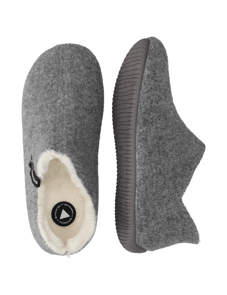Verbenas-Textil-Pantoffel-grau