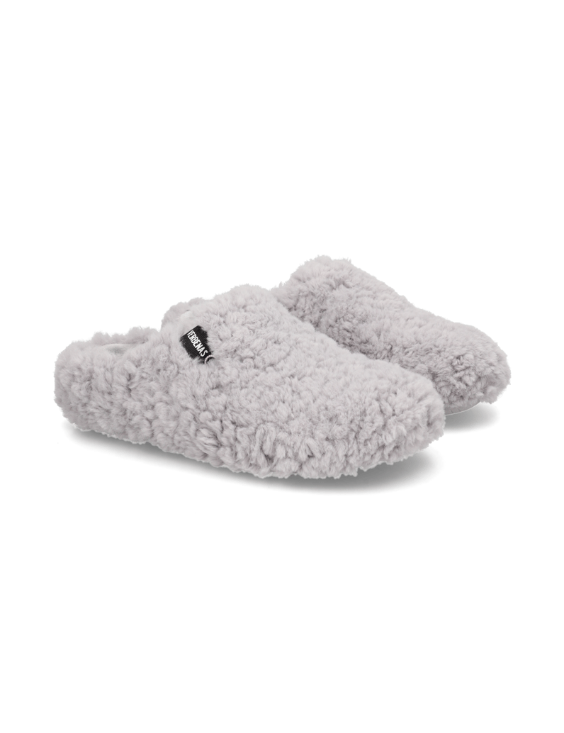 Verbenas-Textil-Pantoffel-grau