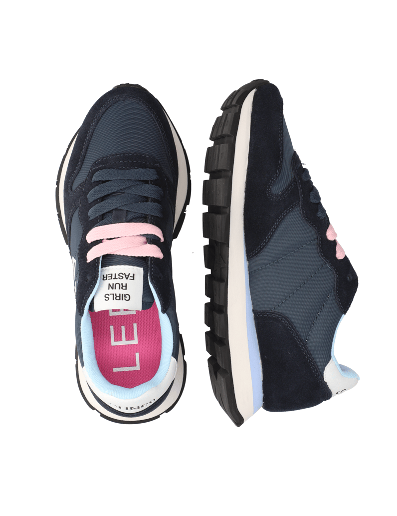 SUN68-Ally-Soid-Nylon-Sneaker-blau