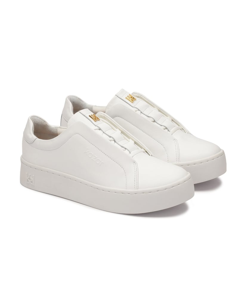 Kazar-Weiße-Turnschuhe-mit-verdeckten-Spitzeng-weiss