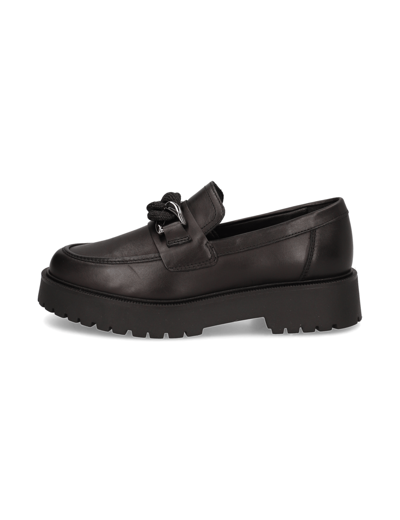 Kate-Gray-Glattleder-Slipper-schwarz