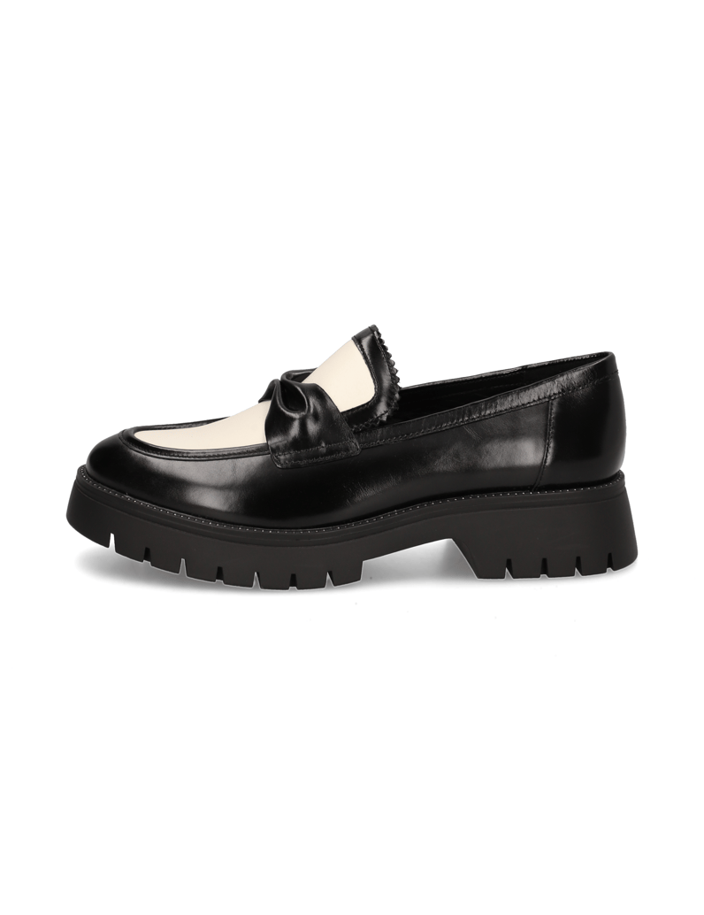 Kate-Gray-Glattleder-Slipper-schwarz