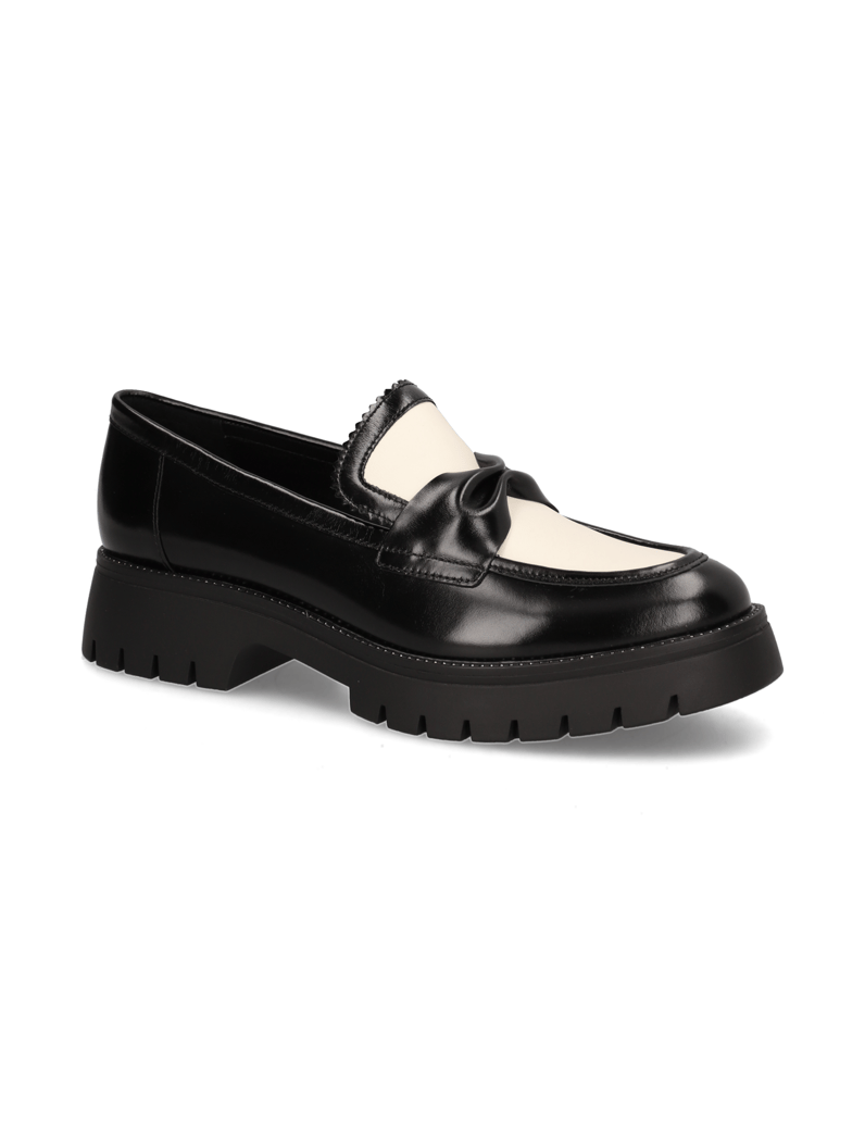 Kate-Gray-Glattleder-Slipper-schwarz