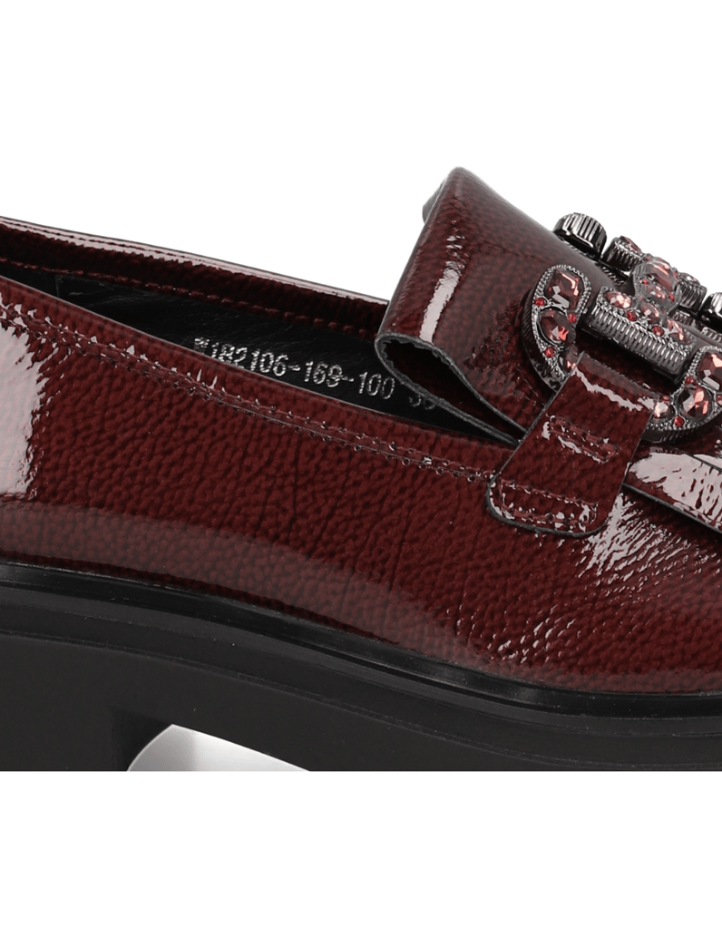 Kate-Gray-Lackleder-Slipper-rot