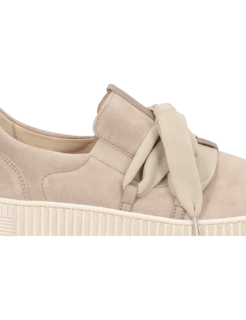 Gabor-Veloursleder-Sneaker-beige