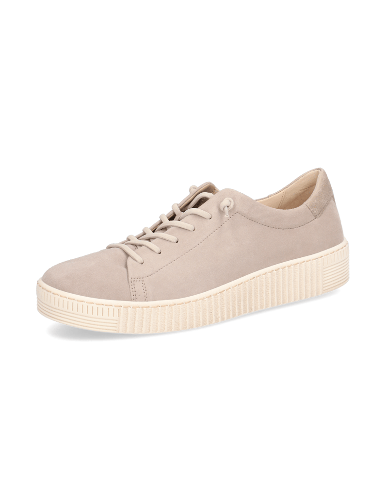 Gabor-Veloursleder-Sneaker-weiss