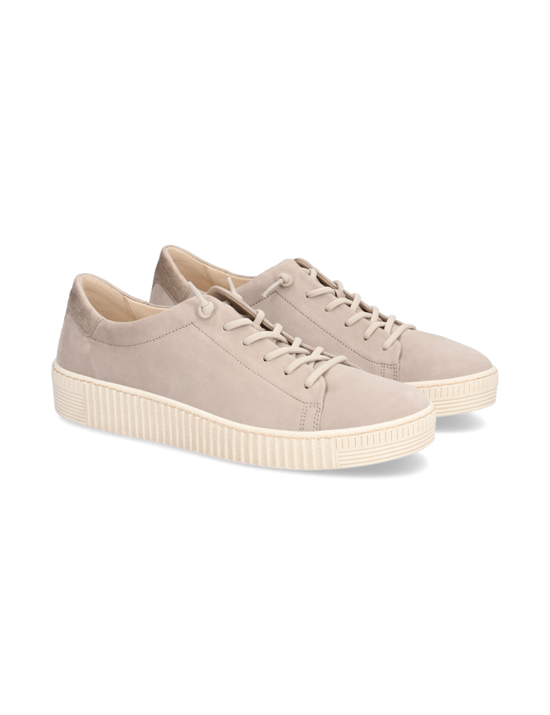 Gabor-Veloursleder-Sneaker-weiss