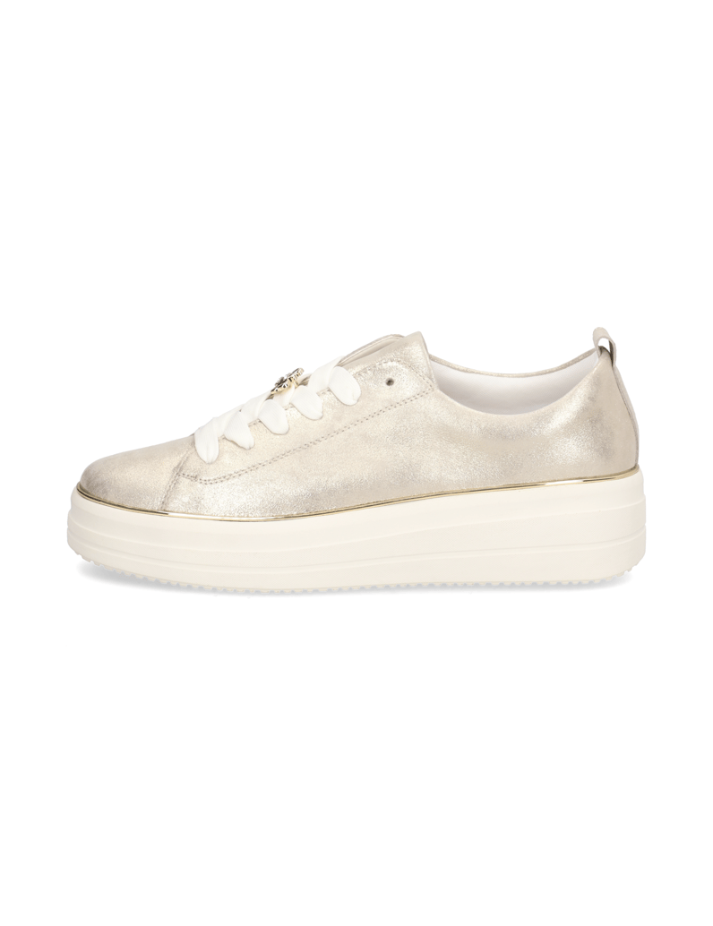 Remonte-Veloursleder-Sneaker-beige