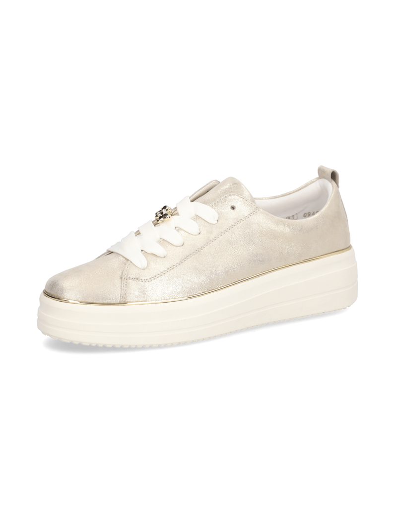 Remonte-Veloursleder-Sneaker-beige