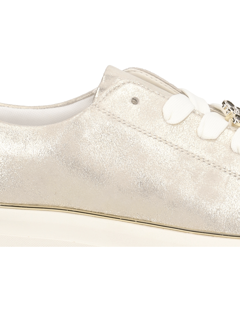 Remonte-Veloursleder-Sneaker-beige