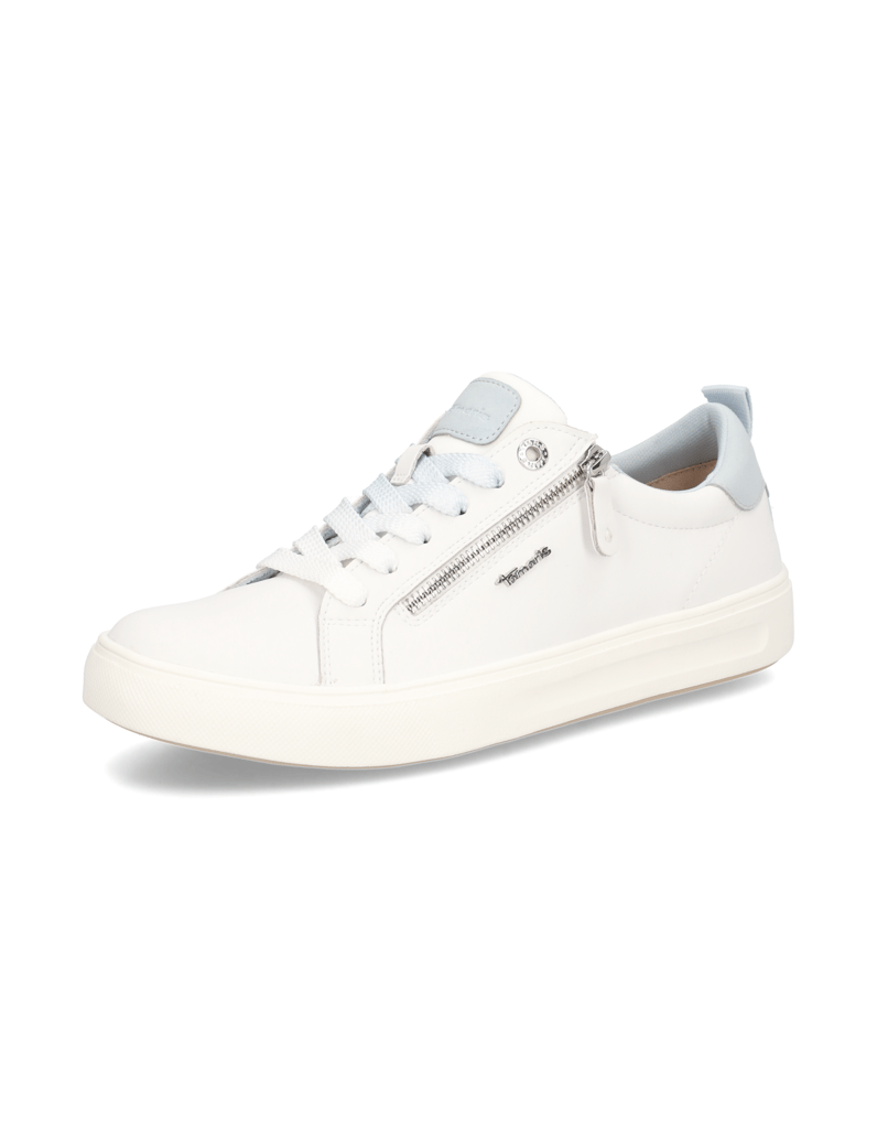 TAMARIS-Comfort-Lederkombination-Sneaker-weiss