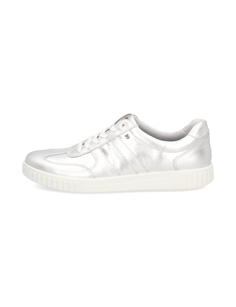 Jomos-Glattleder-Sneaker-silber