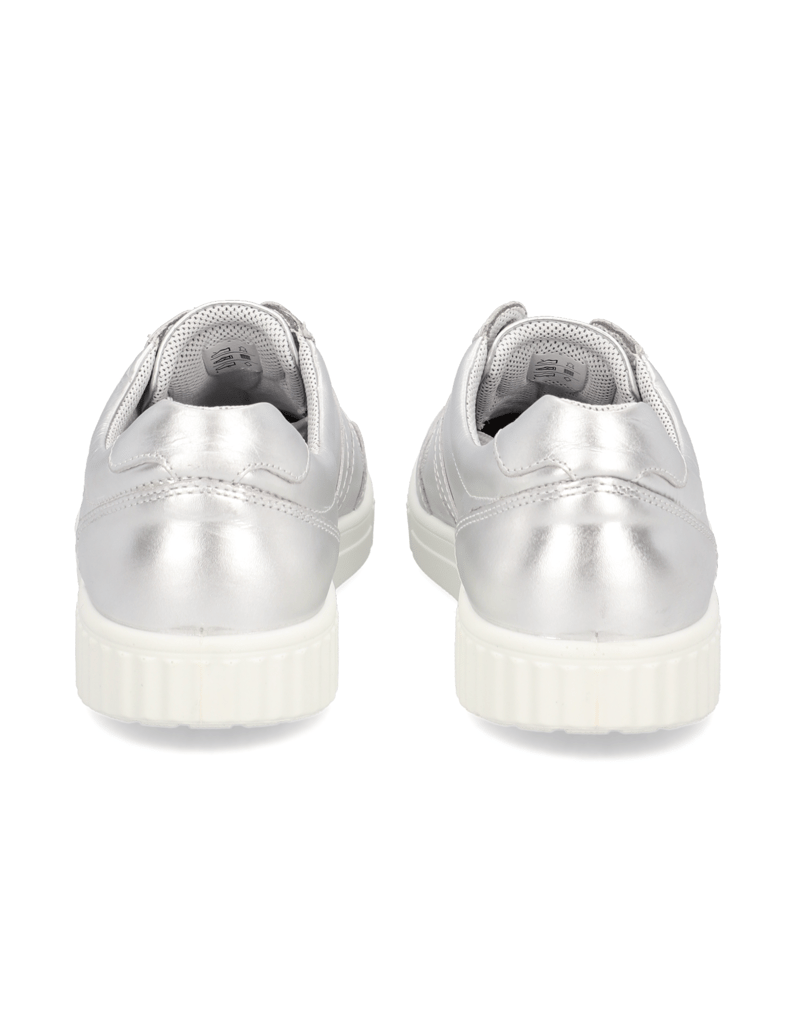Jomos-Glattleder-Sneaker-silber