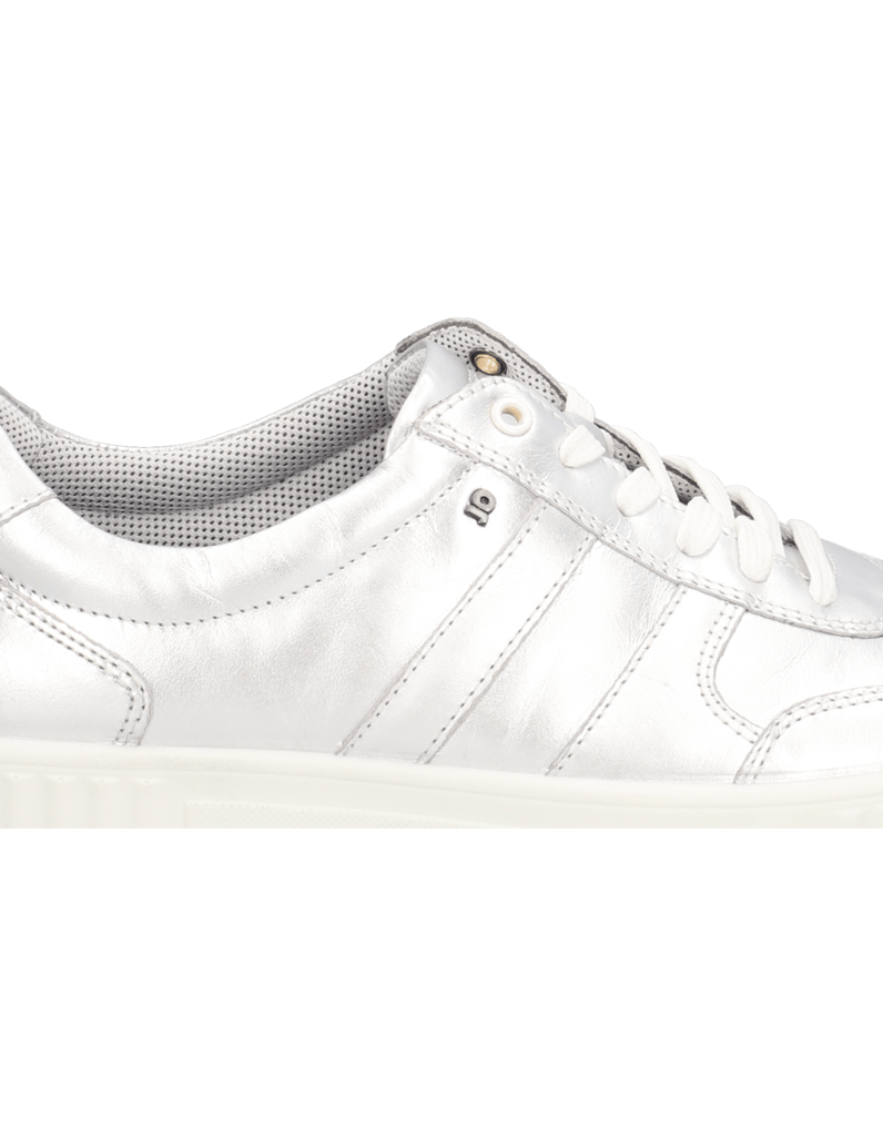Jomos-Glattleder-Sneaker-silber