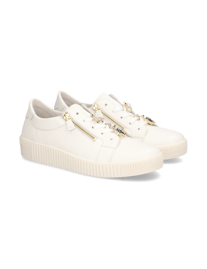 Gabor-Glattleder-Sneaker-weiss