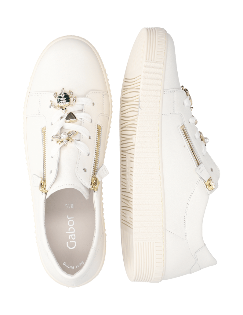 Gabor-Glattleder-Sneaker-weiss